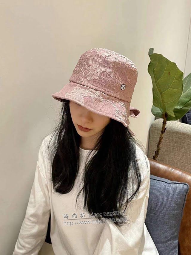 Chanel新品女士帽子 香奈兒2021新款刺繡簡約風漁夫帽遮陽帽  mm1568